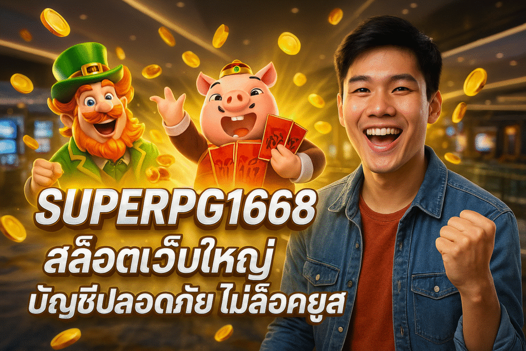 SUPERPG1668 สล็อตเว็บใหญ่ บัญชีปลอดภัย ไม่ล็อคยูส