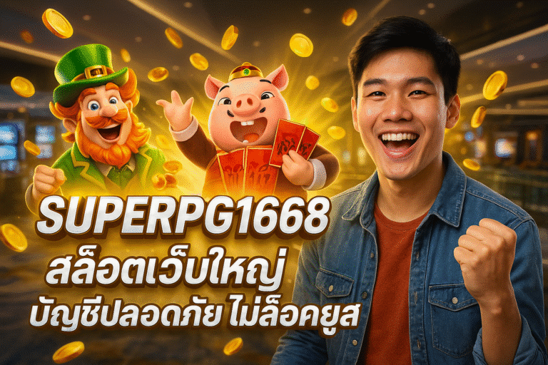 SUPERPG1668 สล็อตเว็บใหญ่ บัญชีปลอดภัย ไม่ล็อคยูส