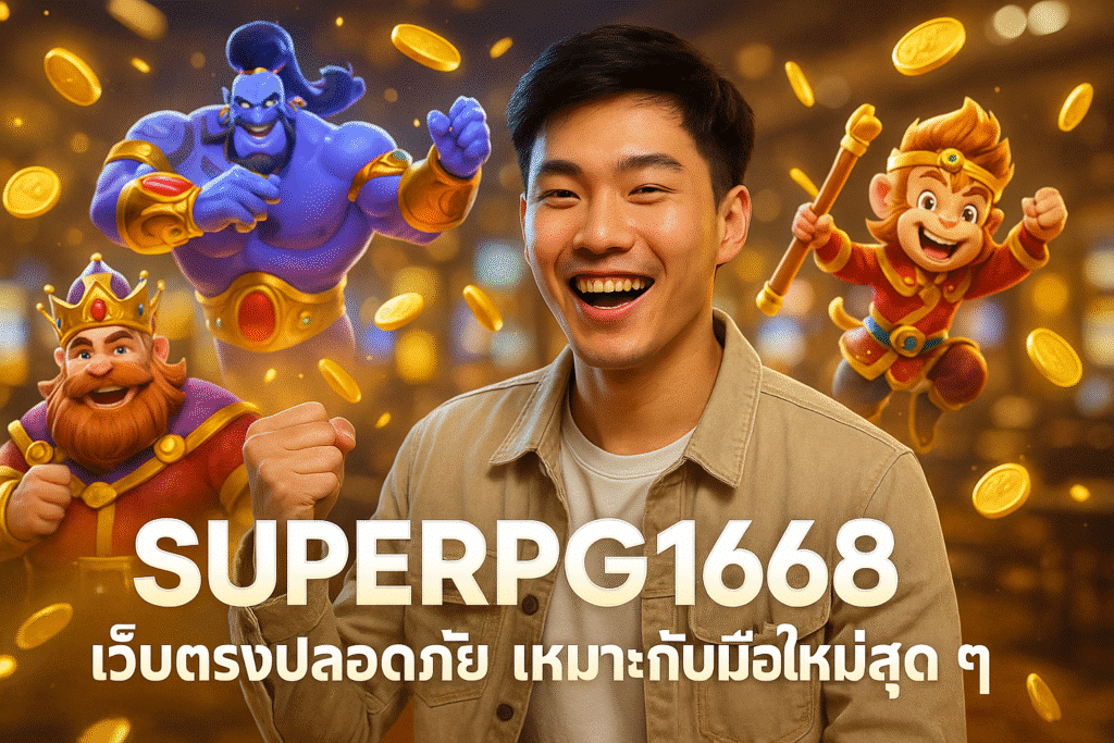 SUPERPG1668 เว็บตรงปลอดภัย เหมาะกับมือใหม่สุด ๆ
