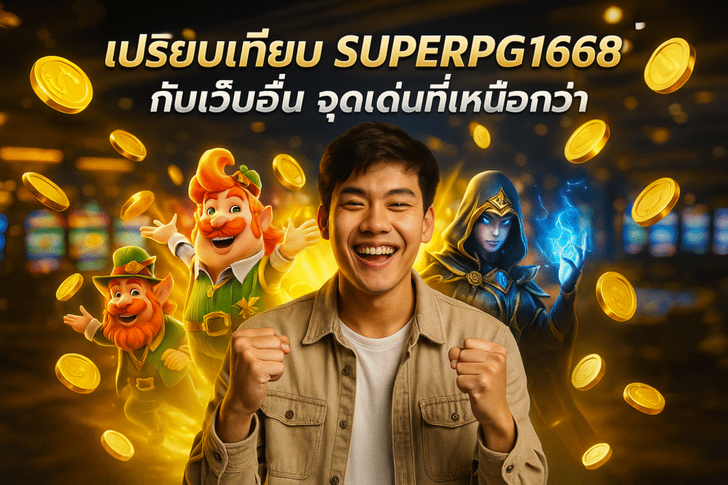 เปรียบเทียบ SUPERPG1668 กับเว็บอื่น จุดเด่นที่เหนือกว่า