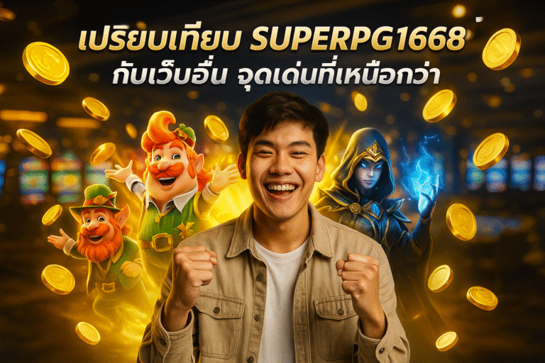 เปรียบเทียบ SUPERPG1668 กับเว็บอื่น จุดเด่นที่เหนือกว่า