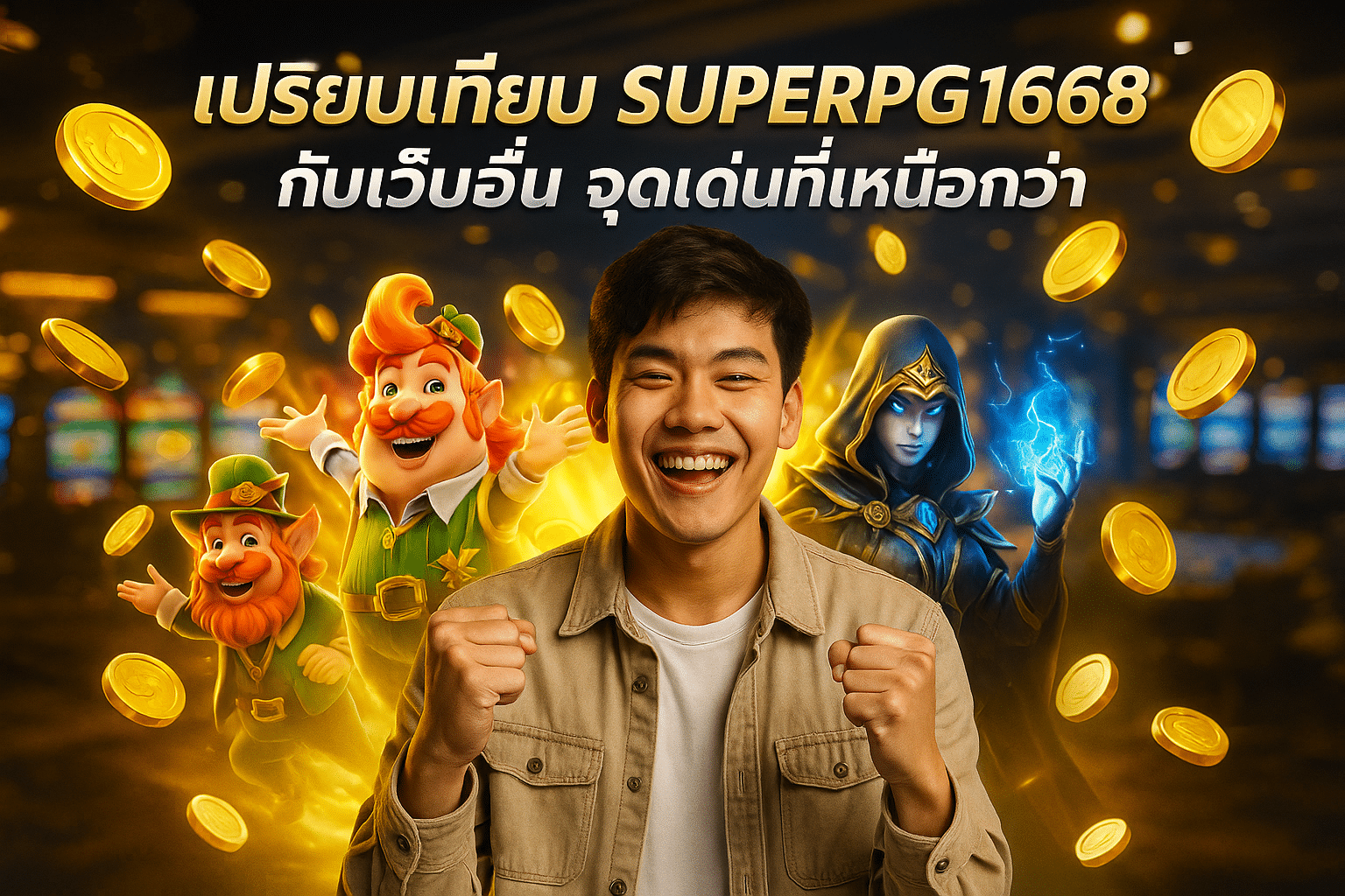 เปรียบเทียบ SUPERPG1668 กับเว็บอื่น จุดเด่นที่เหนือกว่า