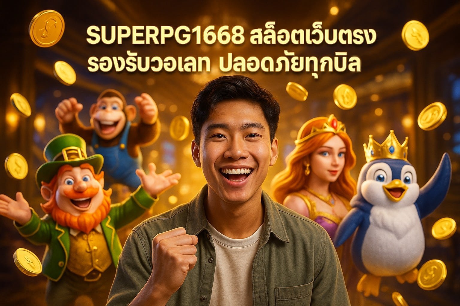SUPERPG1668 สล็อตเว็บตรง รองรับวอเลท ปลอดภัยทุกบิล