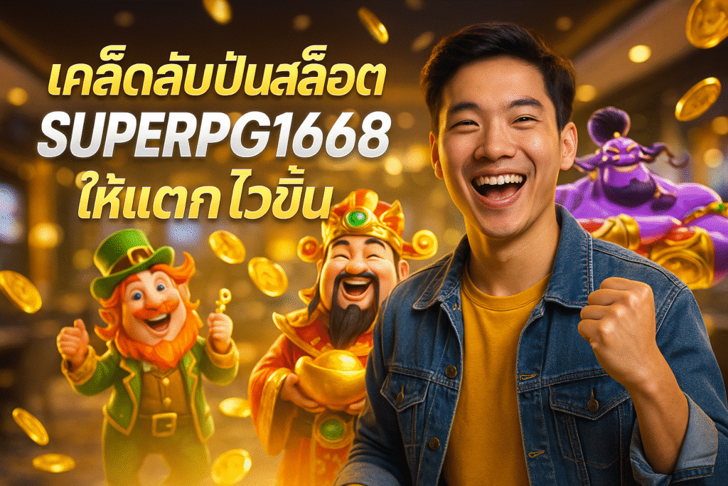เคล็ดลับปั่นสล็อต SUPERPG1668 ให้แตกไวขึ้น